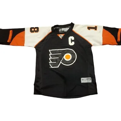 NHL Authentic Reebok Hockey Jersey Mike Richards Philadelphia Flyers Youth S/M • $44.99