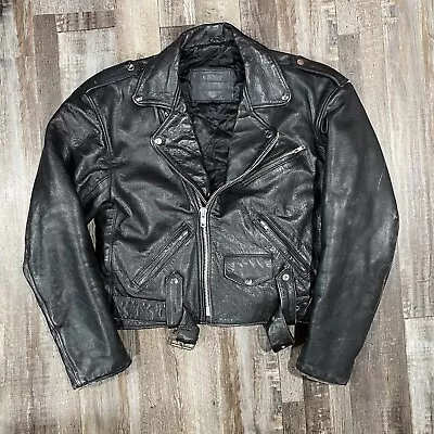 Vintage 90s Harley Davidson Leather Biker Jacket 44 • $150