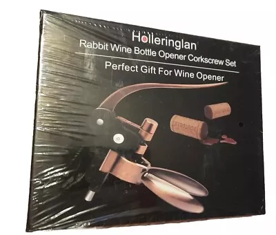 Holleringlan Rabbit Wine Bottle Opener Corkscrew Set Perfect Gift For Wine... • $6