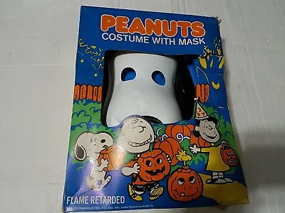 Vintage Peanuts Snoopy Kids Collectible Halloween Costume 1958 In Original Box  • $75