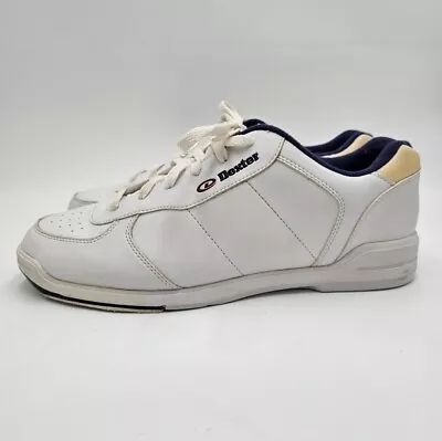 Dexter Slide-Rite White Bowling Shoes Sneakers - Mens Size US 10.5 2W Extra Wide • $29.99