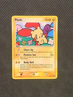 $5 • Buy Plusle Holo 5/17 Pop Series 3 Pokemon Card!
