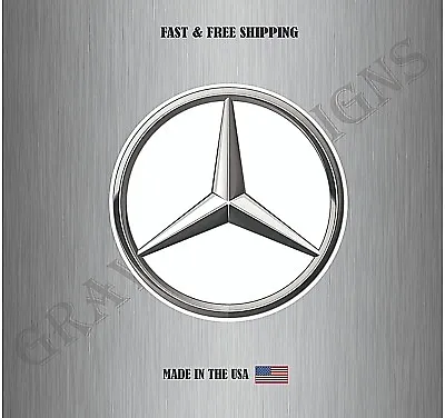 Mercedes Benz German Auto Car Bumper Window Tool Box Sticker Decal Water Resist • $16.48