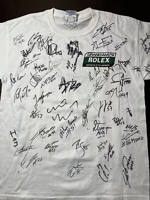 SIGNED By Many Grand AM Rolex Sports Car Racing T-Shirt Autographed  • $14.33