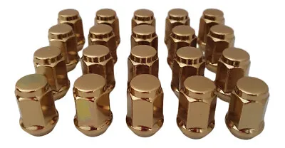 24 X Extreme 12x1.25 Acorn Wheel Lug Nut Mag Steel Gold Fit Nissan Suzuki Patrol • $44.95