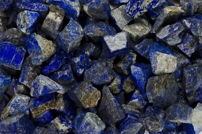 3 Lbs Lapis Lazuli Rough Stones -Natural Crystal Mineral Rock Specimens Tumbling • $48.99