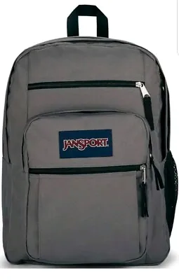 JanSport Big Student Backpack Rucksack Work Sports Travel School GRAPHITE GREY • £29.99