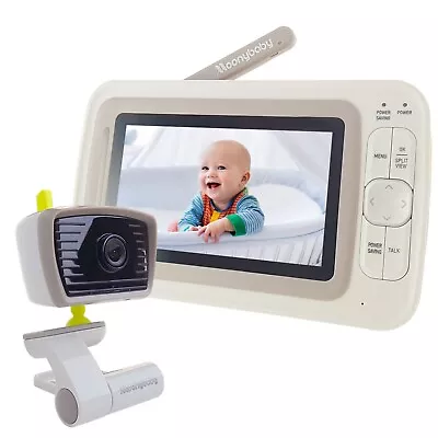 Moonybaby Baby Monitor With Camera And Night Vision Wide View Large Screen • £89