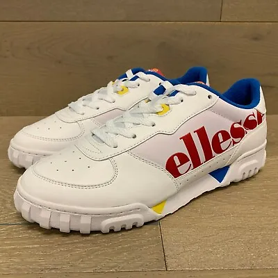 Ellesse Tanker Lo Og Leather 6-13792 White/red/blue Athletic Men Shoes • $79.95