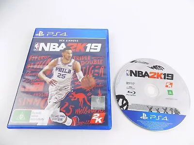 Mint Disc Playstation 4 Ps4 NBA 2K19 2019 19 Free Postage • $6.90