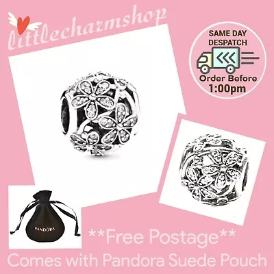 $62.30 • Buy NEW Authentic Genuine PANDORA Silver Daisy Openwork Charm - 791492CZ RETIRED