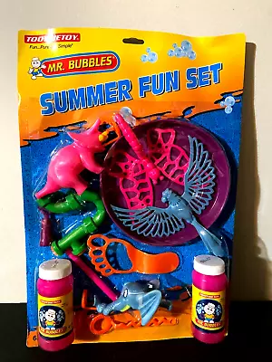 New Vintage 1999 Tootsie Toy Mr Bubbles Summer Fun 10 Ways To Blow Bubbles • $19.99