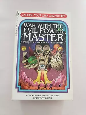 Z-Man Games - WAR WITH THE EVIL POWER MASTER - Choose Your Own Adventure (2019) • $10.04