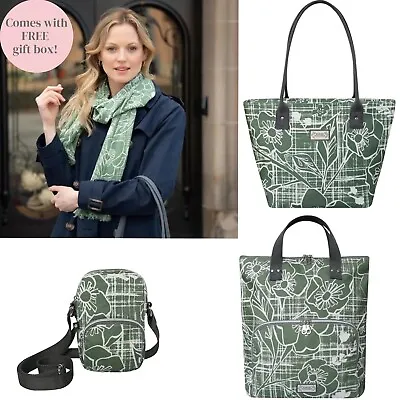 Earth Squared Oil Cloth Collection Backpack Tote Bag Mini Cross-body Bag Scarf • £22.99