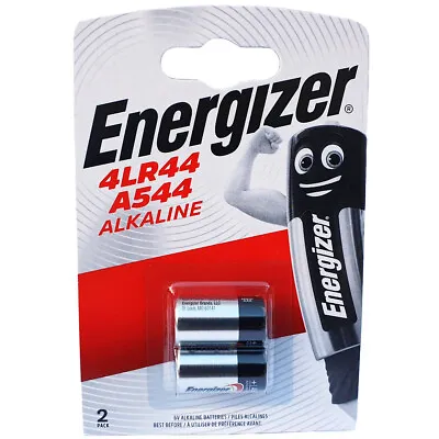 2 X Energizer A544 4LR44 476A PX28A 3131 6V Alkaline Batteries • £4.19