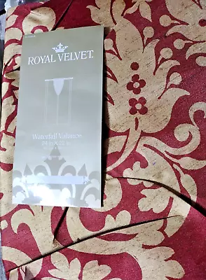 Waterfall Valance JCP ROYAL VELVET CAMDEN WATERFALL Valance 24  X 22  • $14.99