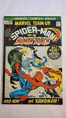 Marvel Team-Up #1 Human Torch Sandman MAR 1972 Marvel Comics 4.5/5.0 • $44.77