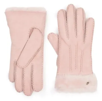 UGG Classic Tasman Genuine Shearling Gloves Size L New Pink $155 • $69.99