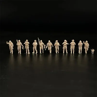 1/72 Scale Model US Special Force Soldier And Dog Figures Military Miniature • $17.50