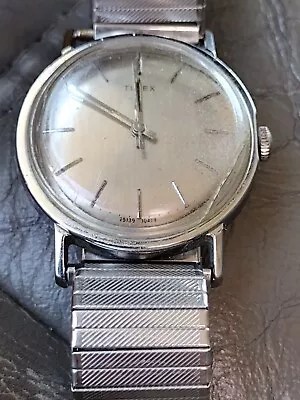 Vintage Timex Marlin Watch Men’s 60’s 1963 Automatic Self-Wind 34mm READ DESCRIP • $25