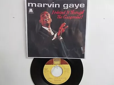 💥' MARVIN GAYE ' HIT 45 + PICTURE [I Heard It Through The Grapevine]  1968 !💥 • $15.99