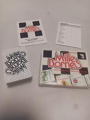 1982 Mille Bornes French Auto Race Card Game Parker Brothers Complete  (RS26) • $19.99
