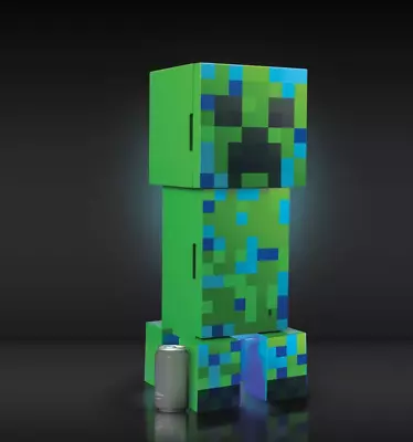 MINI Minecraft Charged Creeper Figural Mini Fridge - Green (18053) • $51.88