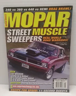 Mopar Muscle Magazine September 2002  383 Magnum On A Budget 1971 Dodge Dart  • $6.99
