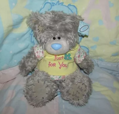 Me To You 10  Plush Tatty Teddy Bear W/ Tag Carte Blanche Yellow Shirt Flowers • $19.95