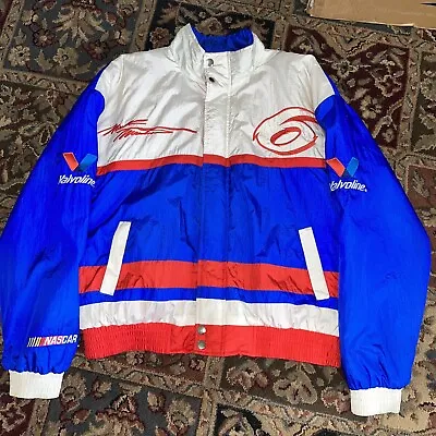 Men’s Rare 1990s Vintage NASCAR Valvoline Mark Martin Jacket Size X-Large {NICE} • $33.75
