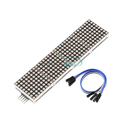MAX7219 Microcontroller 4 In 1 Blue LED Display Line Dot Matrix Module Arduino • $5.58