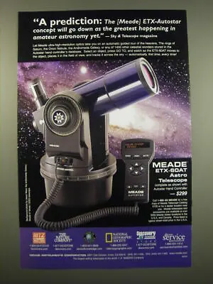 £18.13 • Buy 2000 Meade ETX-60AT Astro Telescope Advertisement - A Prediction