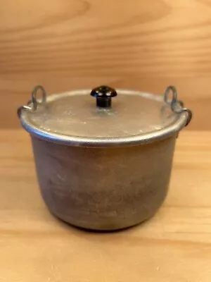 CAMPERS STEW  Silver  Small Lightweight Aluminium Lunch Pot Vintage Metal Bowl • $9.99