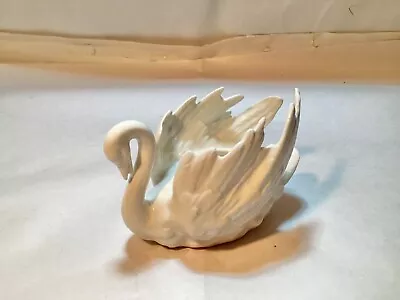 Goebel Porcelain Swan Planter W. Germany ZV 103/III Glossy Open Mouth EXCELLENT • $14