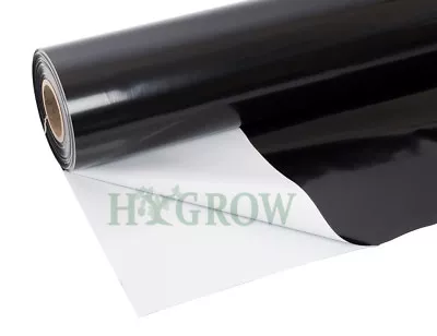 BLACK & WHITE Mylar Reflective Sheeting 1m / 2m / 5m / 10m Or 100m Roll • £8.95