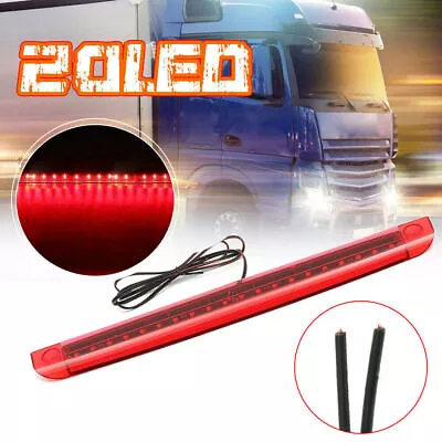 1Pc Red LED Car High Mount Level Third 3RD Brake Stop Rear Tail Light DC 12V • $17.46