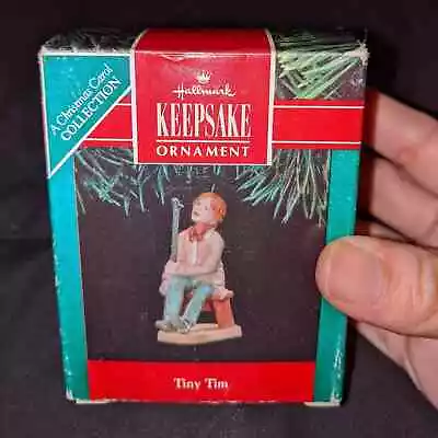 Hallmark Keepsake Ornament Tiny Tim A Christmas Carol Collection 1991 • $15
