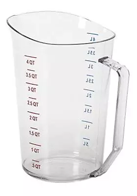 Cambro (400MCCW135) 4 Qt Liquid Measuring Cup - Camwear® • $19.90