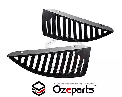 Pair LH+RH Grille Upper Front Grill Black For Mitsubishi Lancer CH 2003~2006 • $59.19