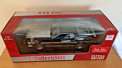 Sun Star 1971 Ford Mustang Mach 1 1 18 Scale Diecast Model Muscle Car 3602 • $89.99