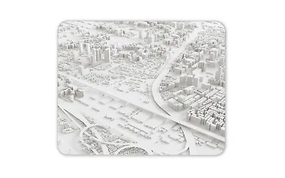 3D City Model Aerial View Mouse Mat Pad - Graphic Render Computer Gift #16323 • £6.99