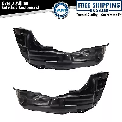 Front Inner Fender Liner Set Fits 2010-2015 Mitsubishi Lancer • $63.48