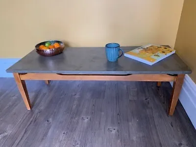 Microcement And Wood Coffee Table • £145