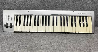 M-Audio KeyStudio Piano Keyboard Only 49 Keys In Silver W/O Power Adapter • $69.02