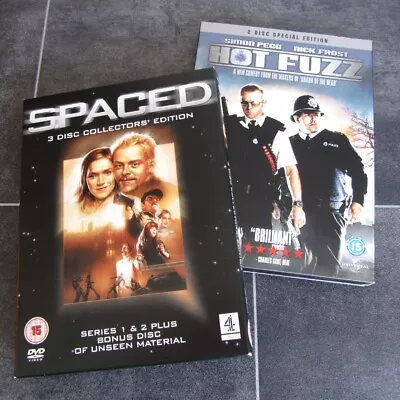 SPACED & HOT FUZZ On DVD ~ Simon Pegg Nick Frost Edgar Wright Comedy • £6.50