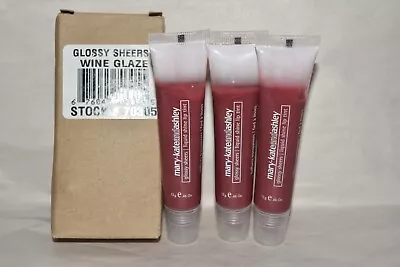 3x NIB Mary Kate & Ashley Juicy Shine Flavored Lip Gloss - Wine Glaze • $9.99