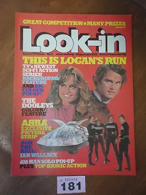 No. 5 January 1978 Look In Magazine - LOGANS RUN The Dooleys STAR WARS • £9.95