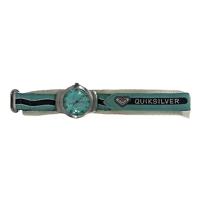 Vintage Quiksilver Snowboard Turquoise Wrist Watch | Used • £19.99