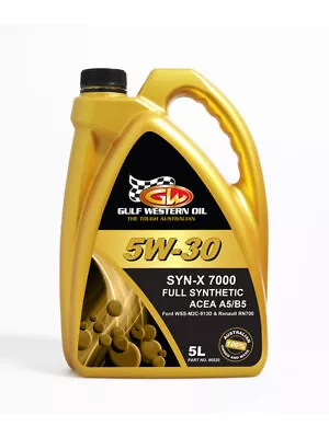 Gulf Western SYN-X 7000 5W-30 SL/CF Full Synthetic Engine Oil 5L (60520) • $75.43