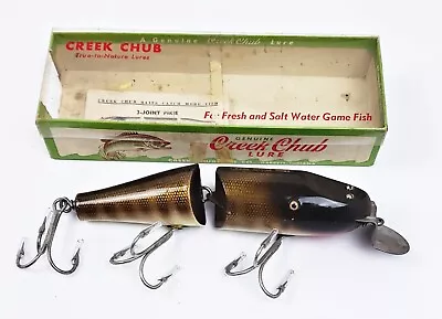 Tough Creek Chub 6800 Jointed Striper Pikie Lure Pikie Scale In Correct Box • $9.99